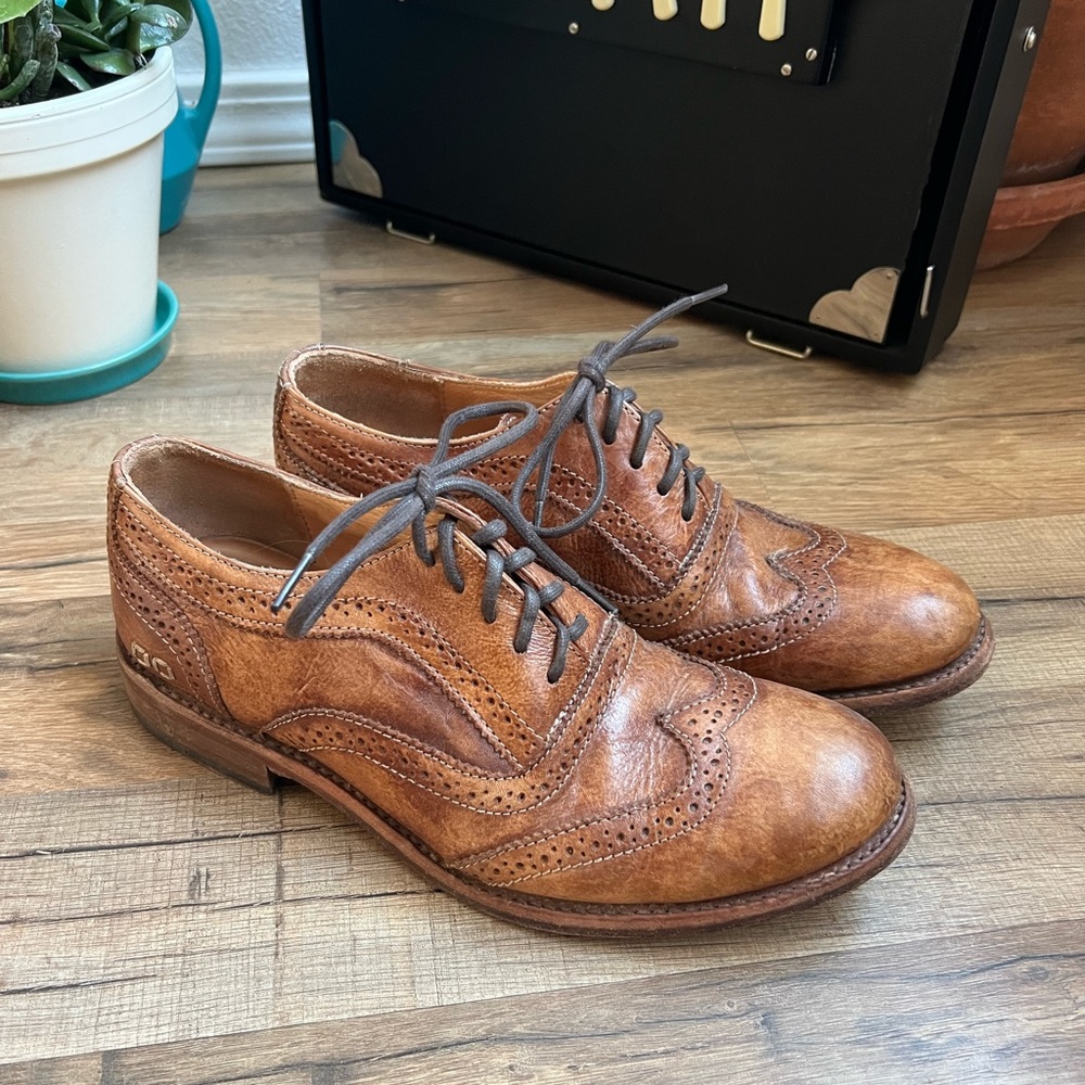 Bed Stu Brown Leather Women's Brogues